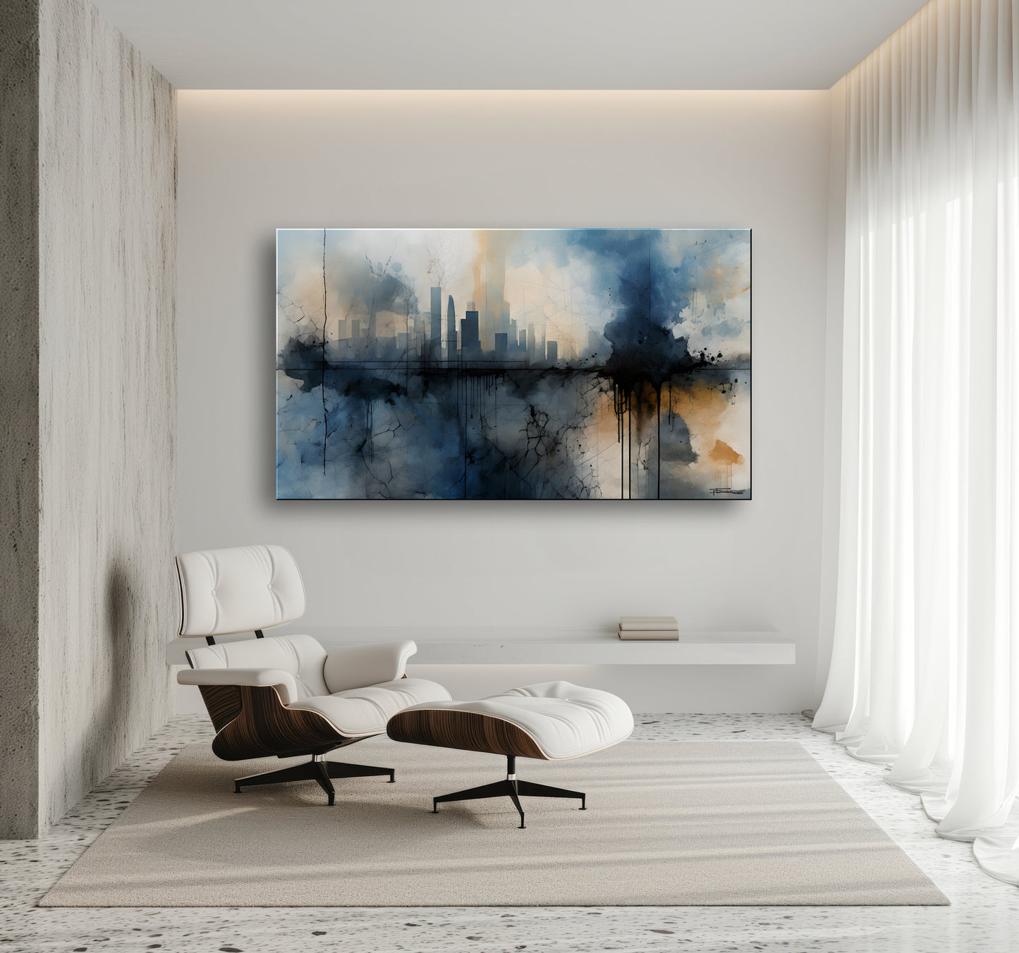 URBAN INTERPLAY - Abstract Cityscape Textured Limited Edition