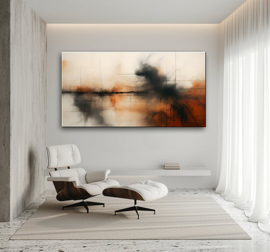 THE LOST CITY -Extra Large Canvas Wall Art, Ready to hang Painting