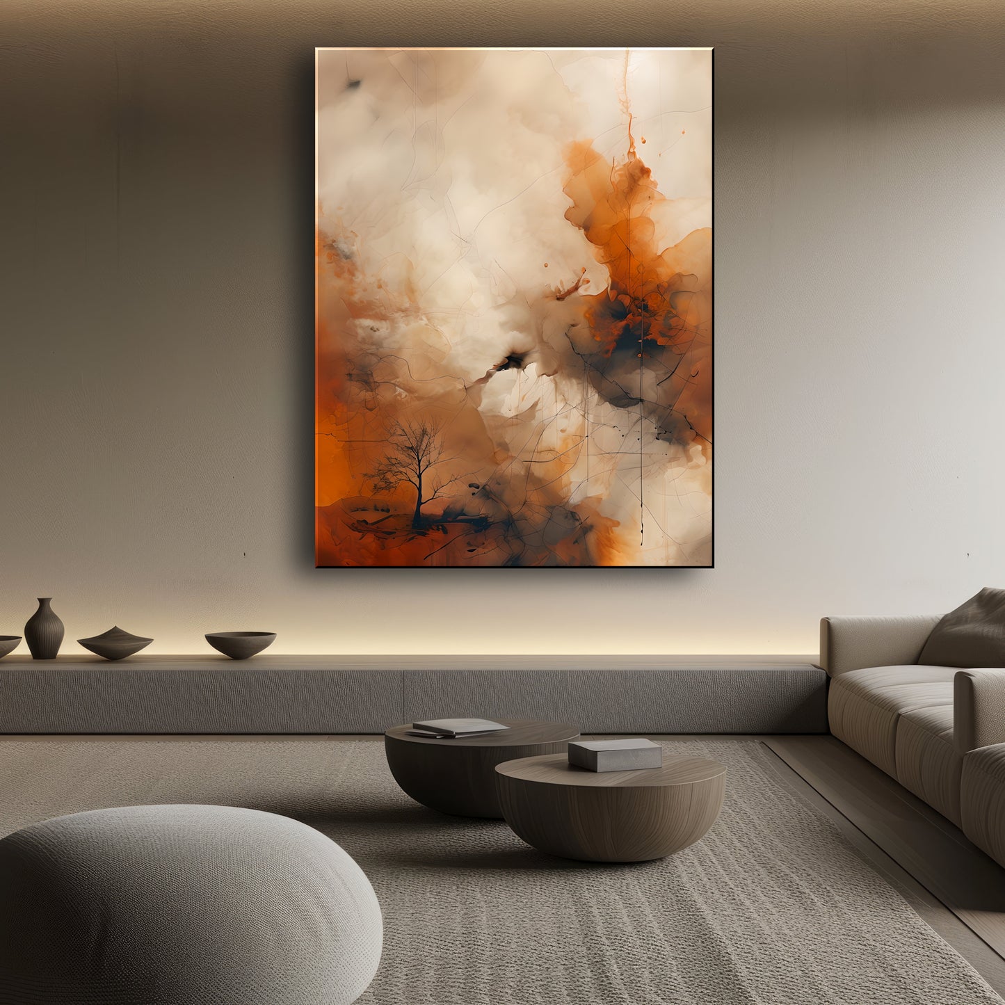 CALIFORNIA 2 - Textured Limited Edition Canvas Wall Art for Living room home decor