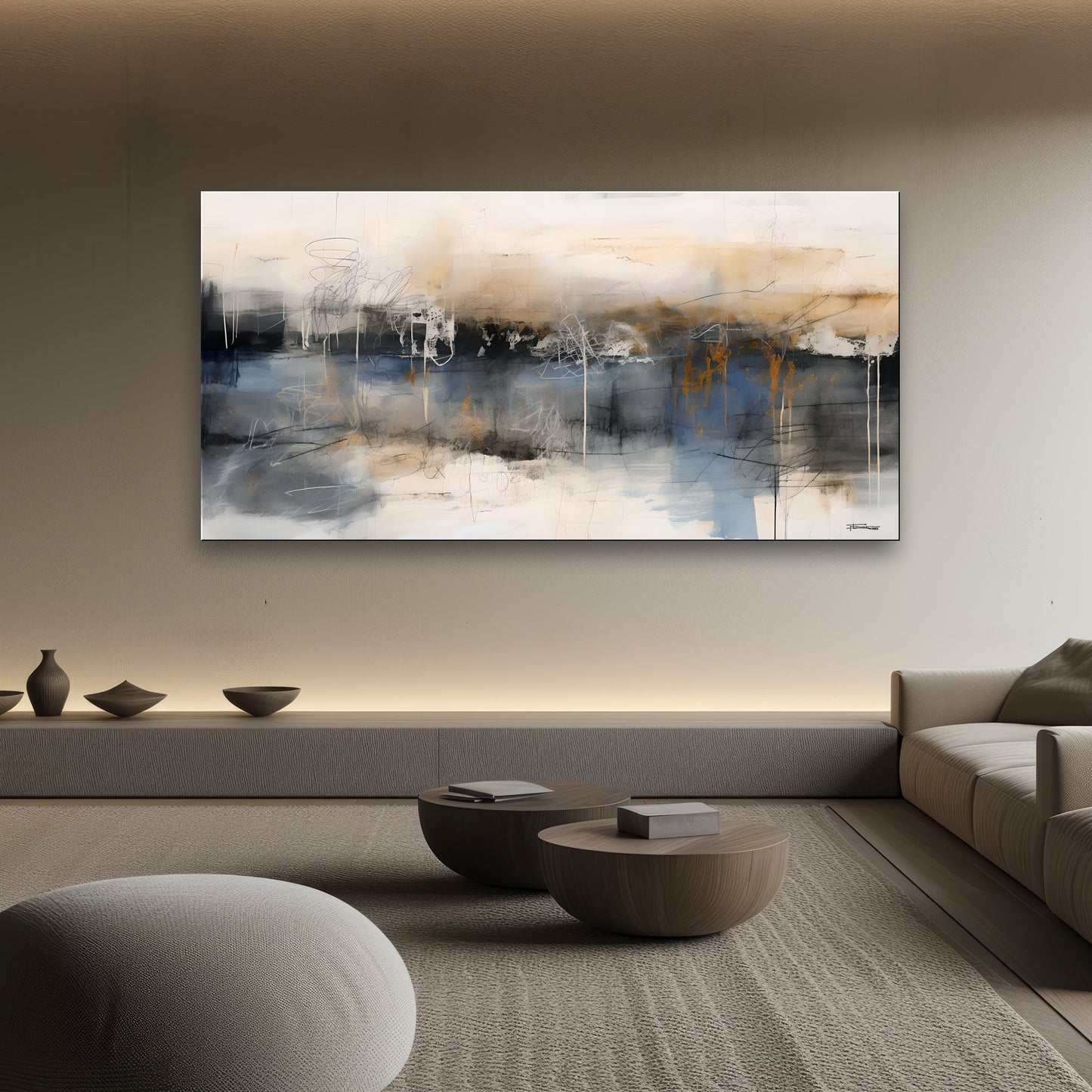 PEACEFUL PROTEST - Abstract Textured Limited Edition Canvas Wall Art