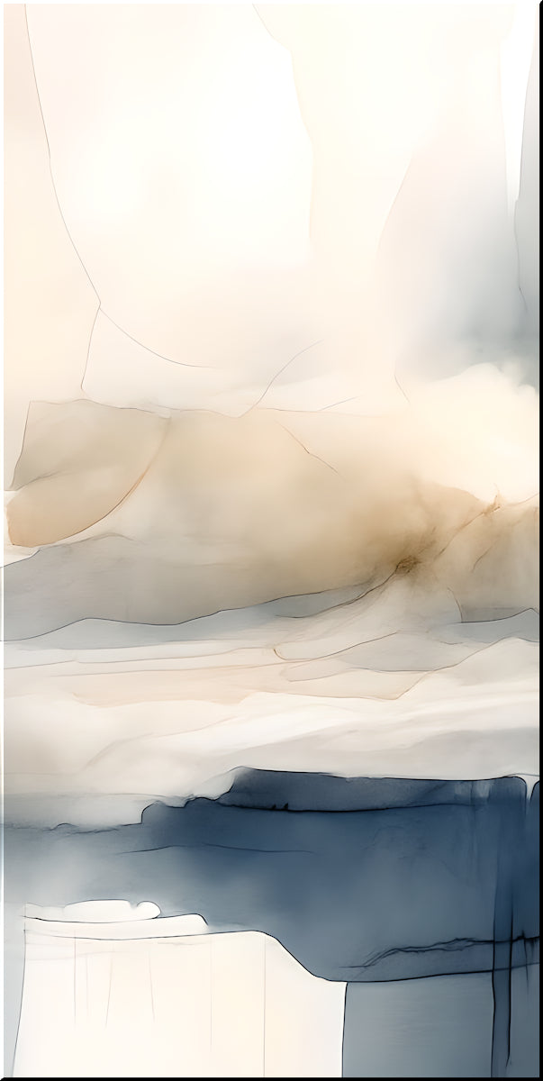 VEIL OF SILENCE-Extra Large Textured Canvas Painting – Limited Edition Abstract