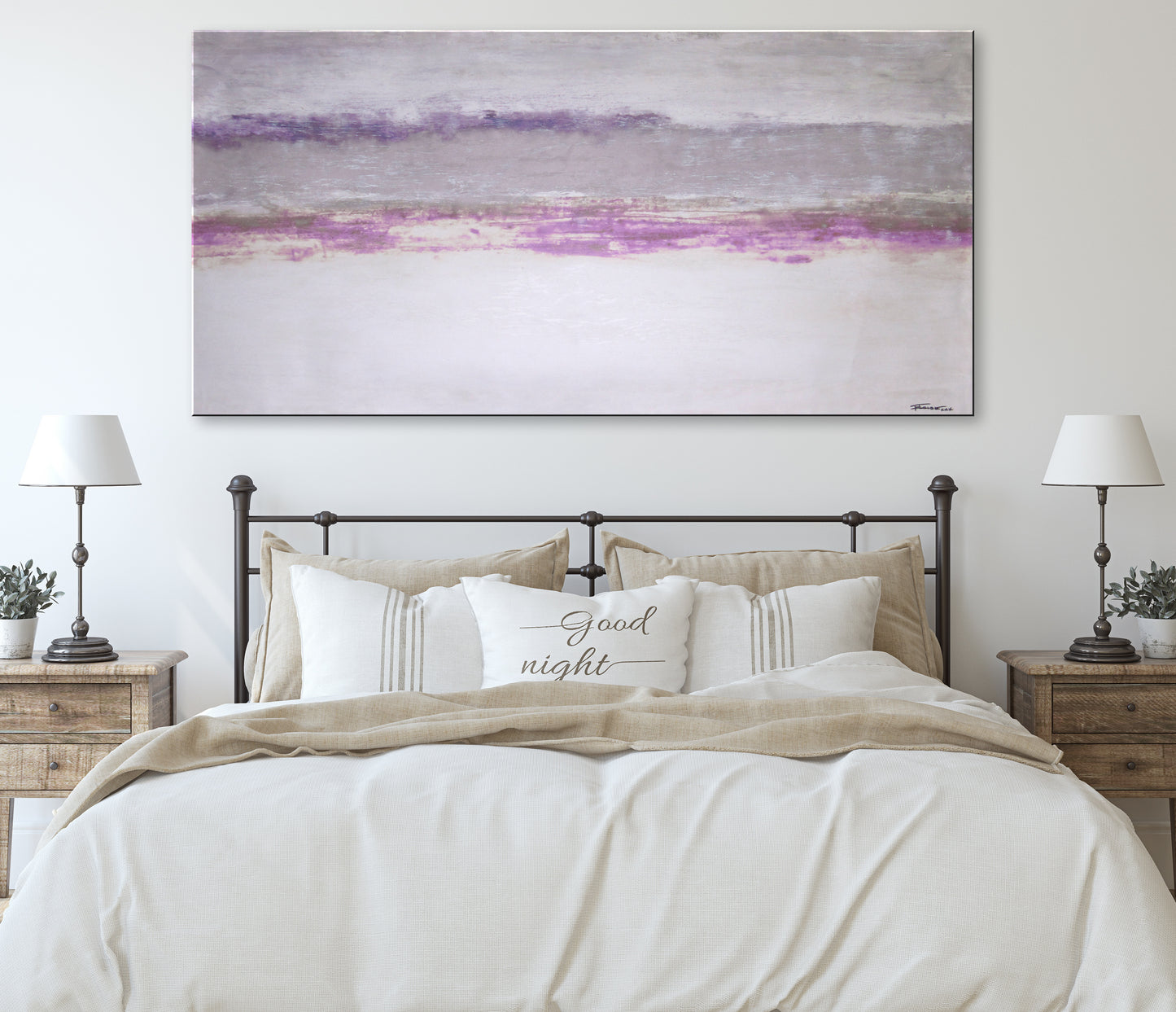MID SPRING - 60 X 30 Textured Limited Edition Painting.
