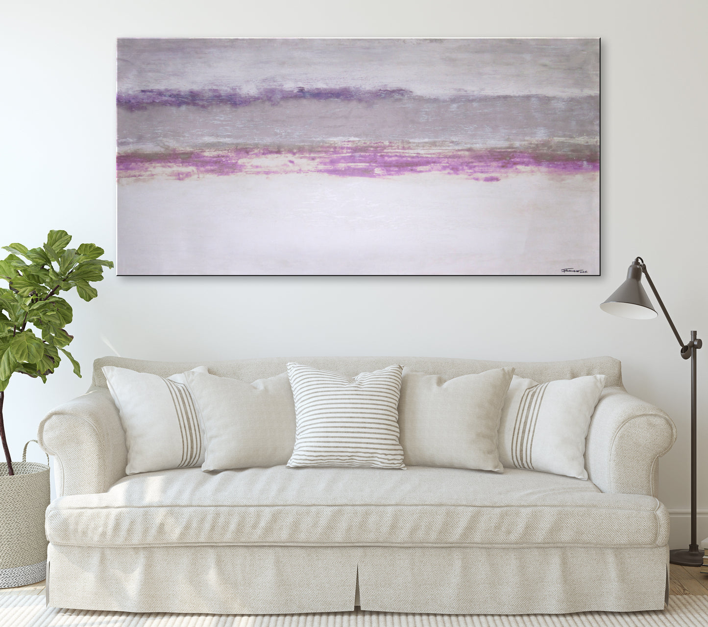 MID SPRING - 60 X 30 Textured Limited Edition Painting.