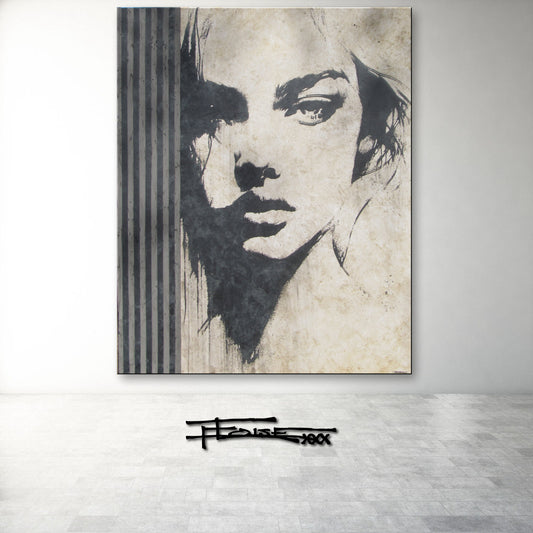 STARE DOWN - 60 x 48 x 1.5 inch