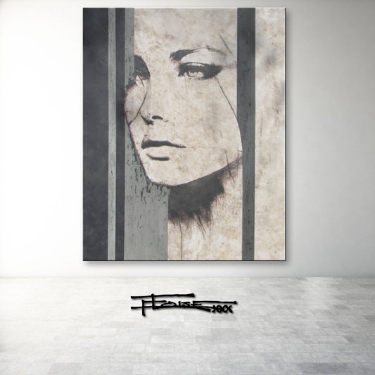 THE GAZE -60 x 48 x 1.5 inch