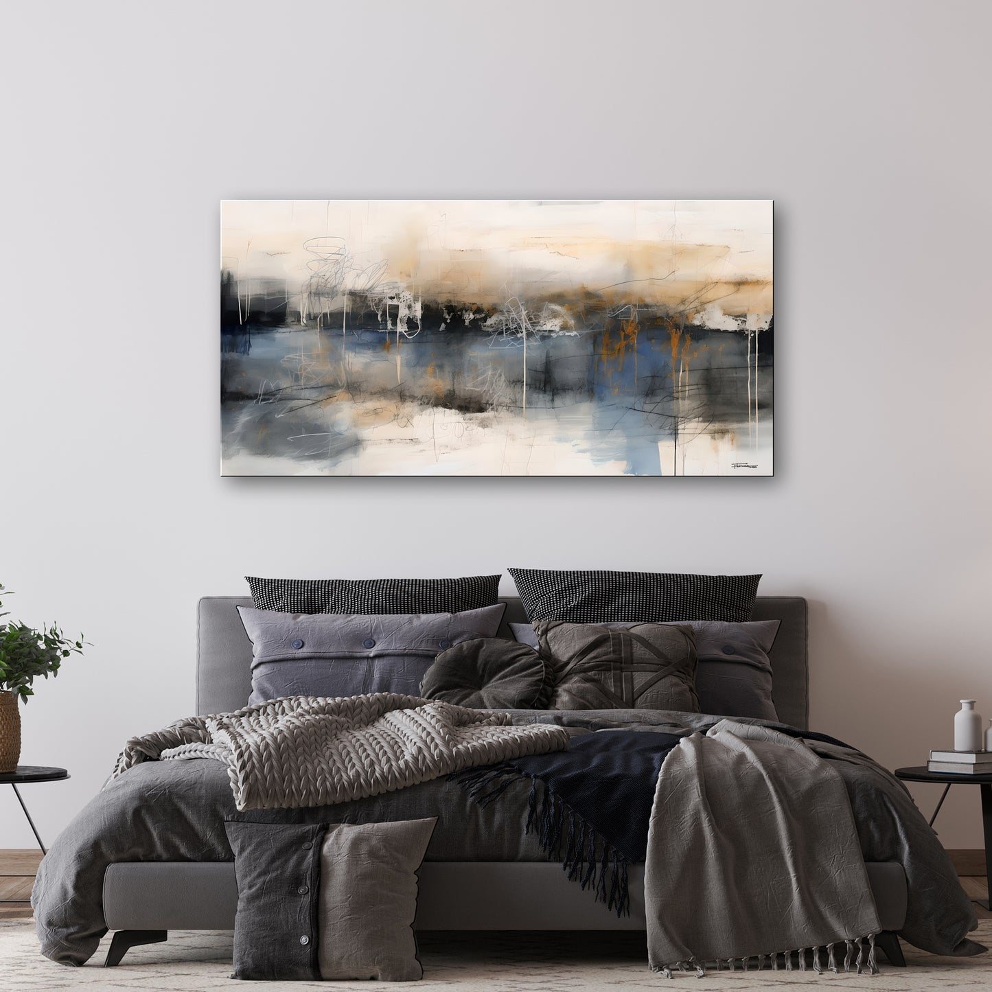 PEACEFUL PROTEST - Abstract Textured Limited Edition Canvas Wall Art