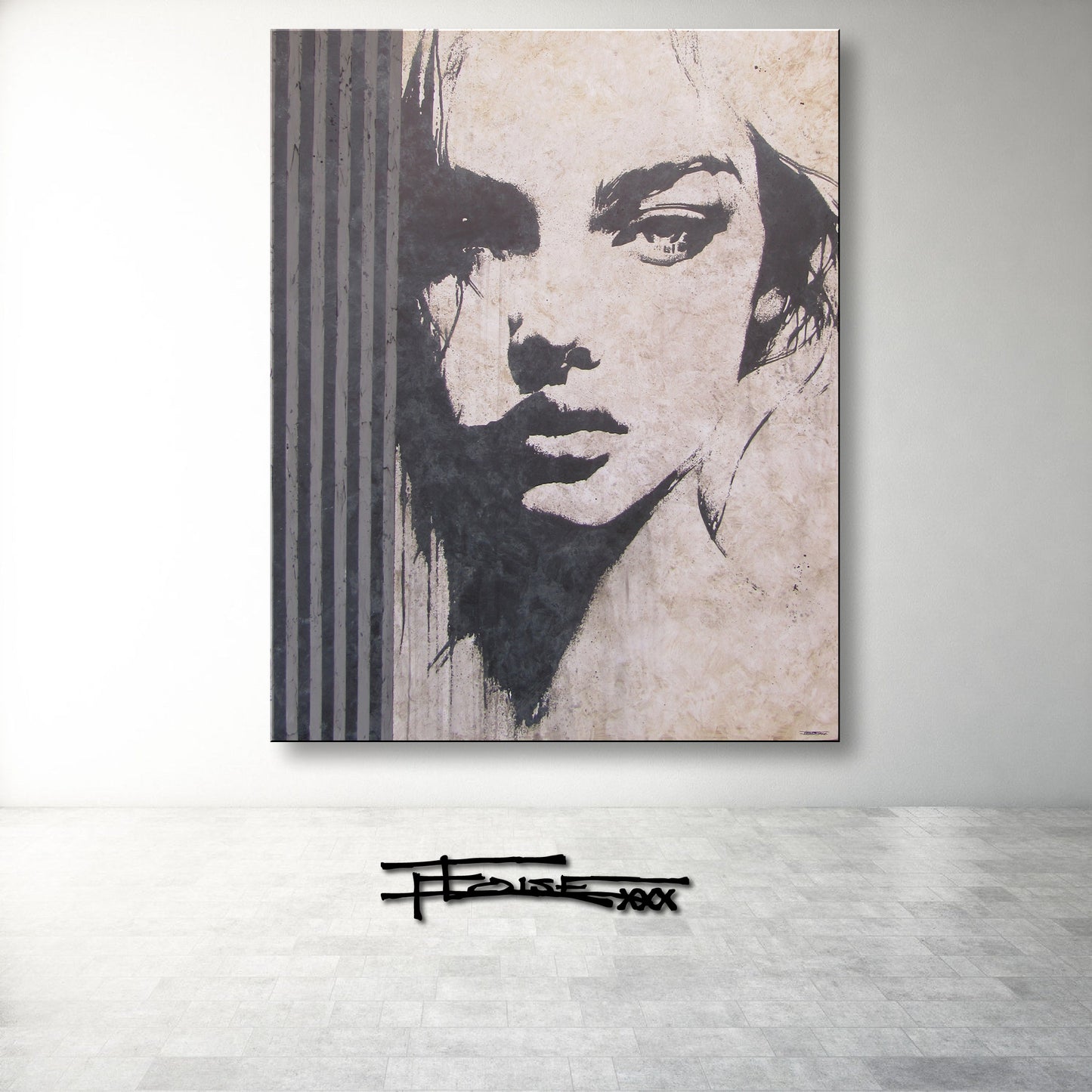 STARE DOWN - 60 x 48 x 1.5 inch