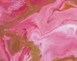 ALL THAT PINK - Original Resin Painting