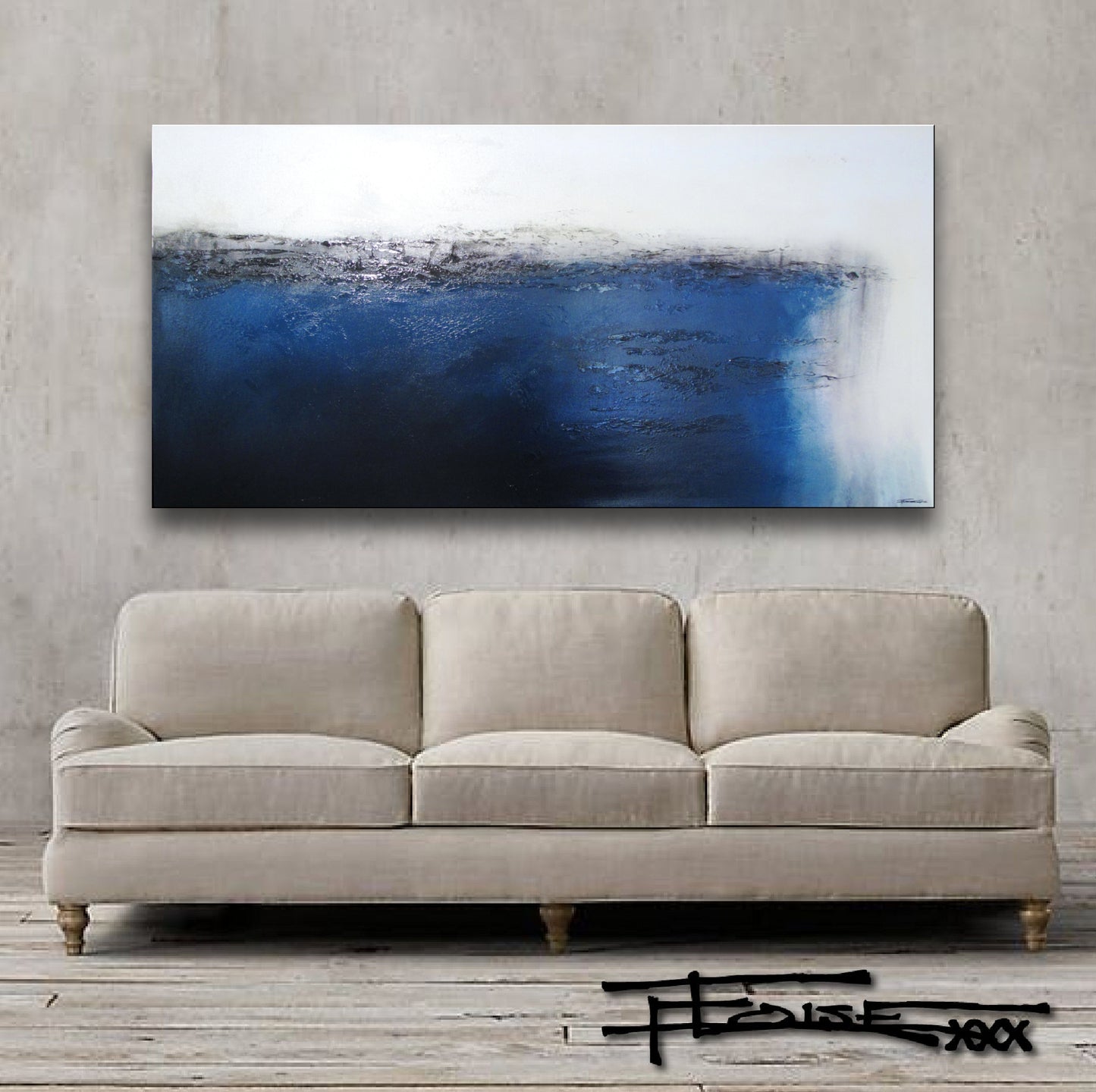 NAUGHTY AFTER MIDNIGHT - 60 X 30 - Textured Limited Edition