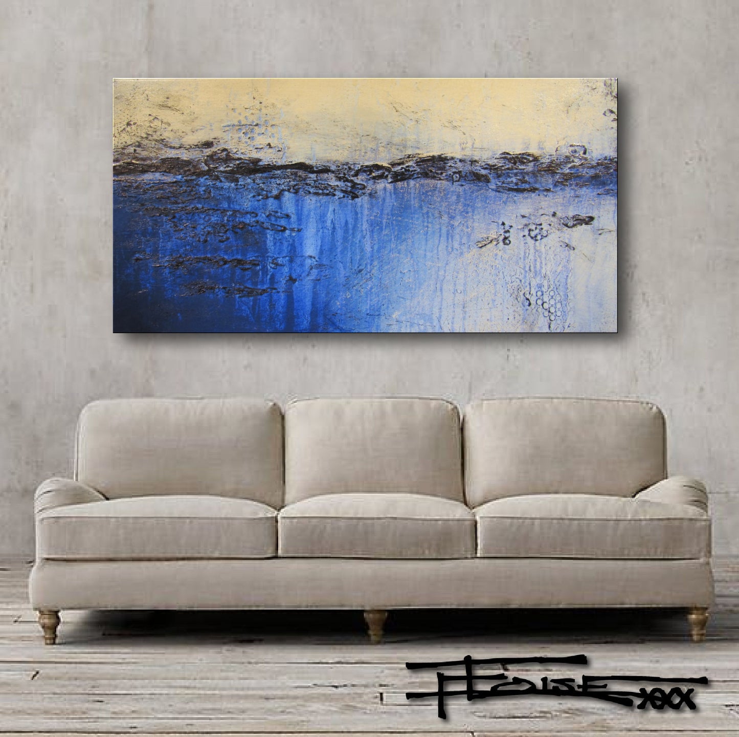 SLATED - Textured Limited Edition - Triptych