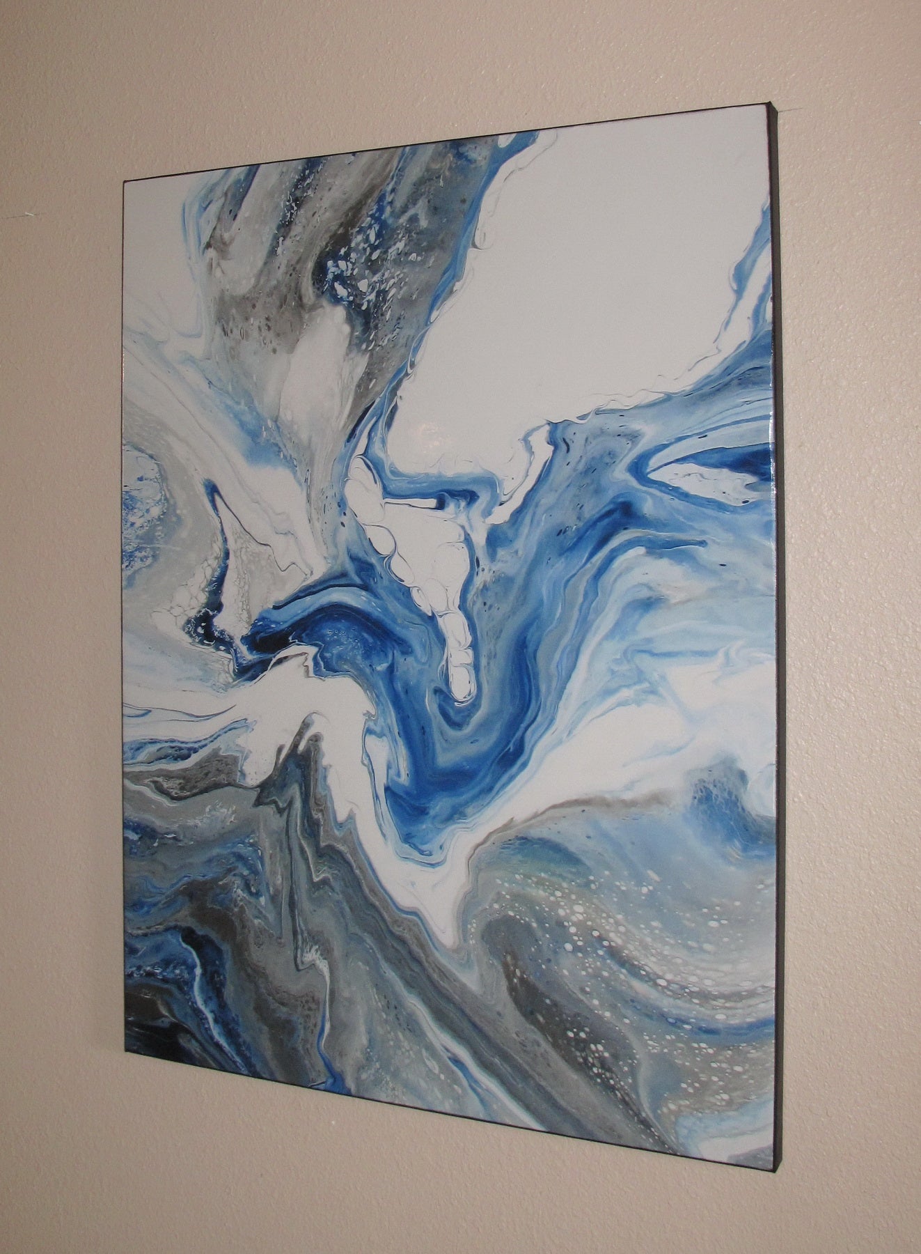 BLUE IN MOVEMENT - Resin Coated Limited Edition