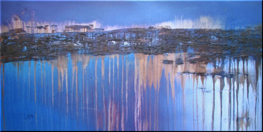 Modern Abstract Canvas Painting, Limited Edition, ELECTRIC CODE by ELOISExxx