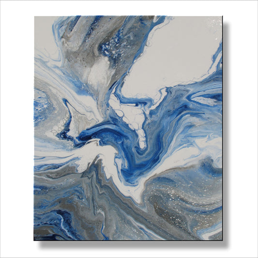 BLUE IN MOVEMENT - Resin Coated Limited Edition