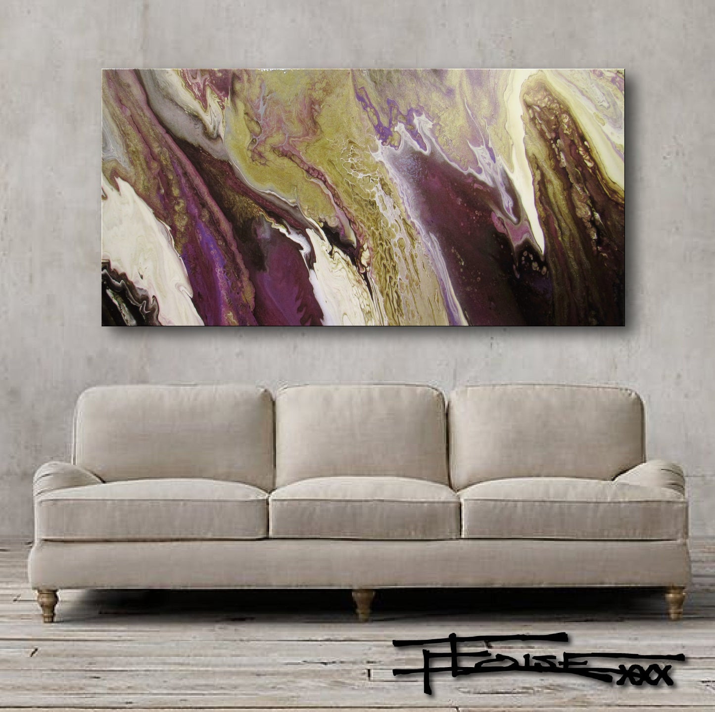 LUXE TO LAVENDER - Resin Coated Limited Edition