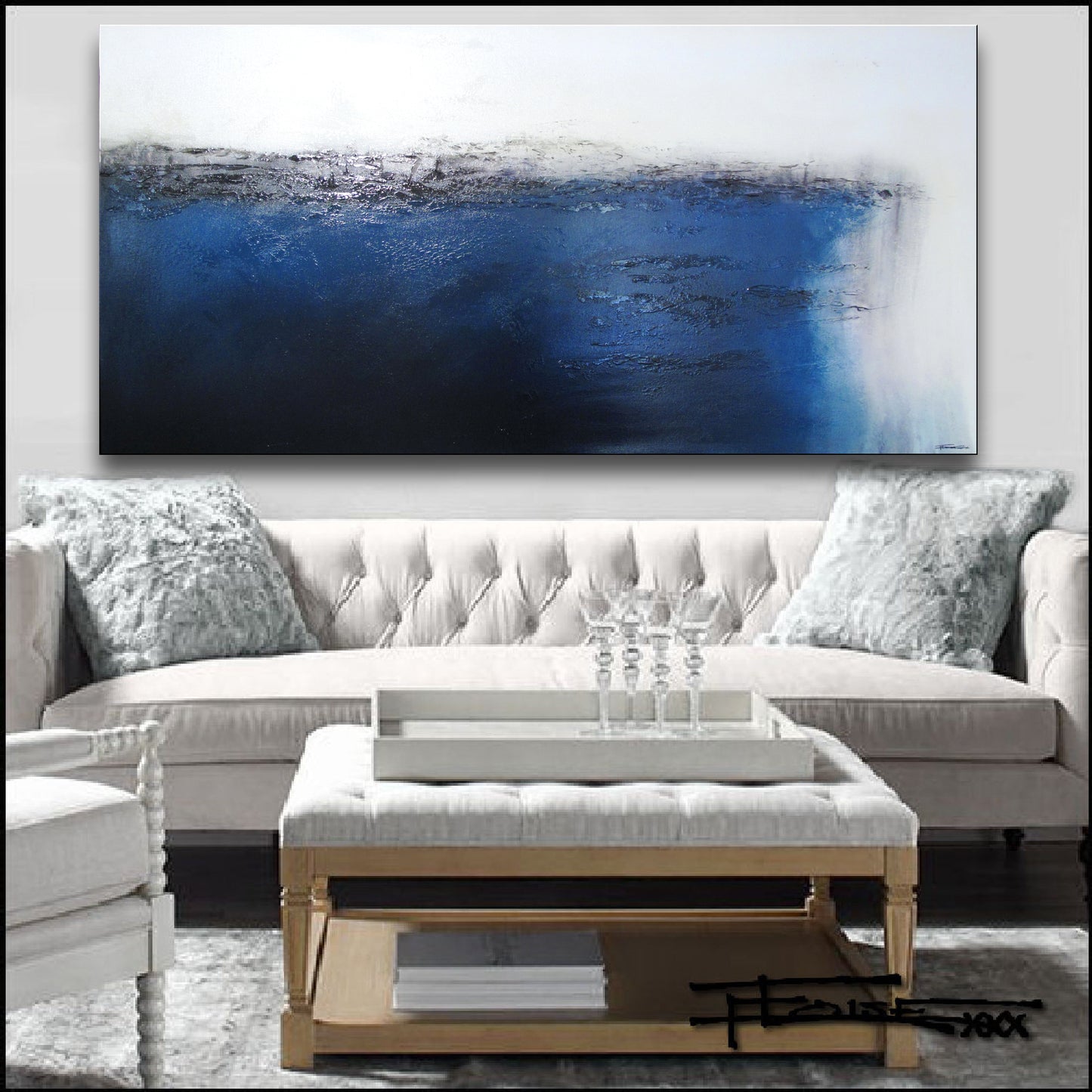 NAUGHTY AFTER MIDNIGHT - 60 X 30 - Textured Limited Edition