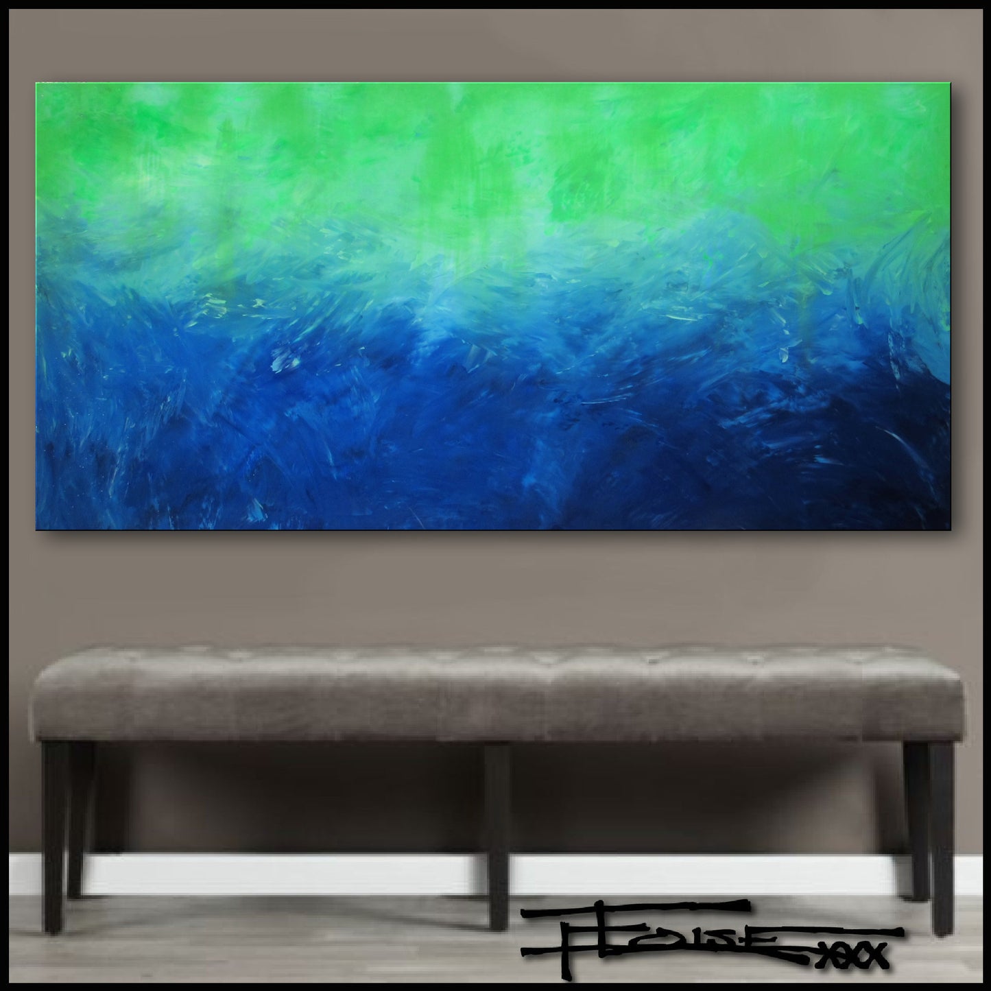 NEW GROWTH - Original Resin Painting