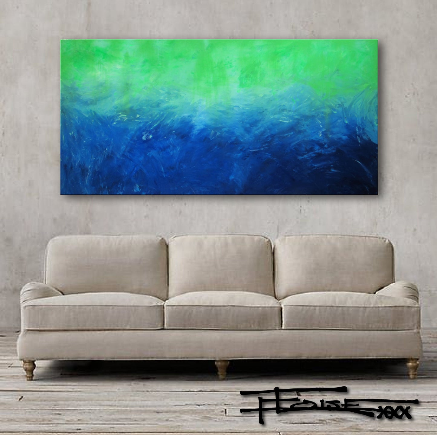 NEW GROWTH - Original Resin Painting