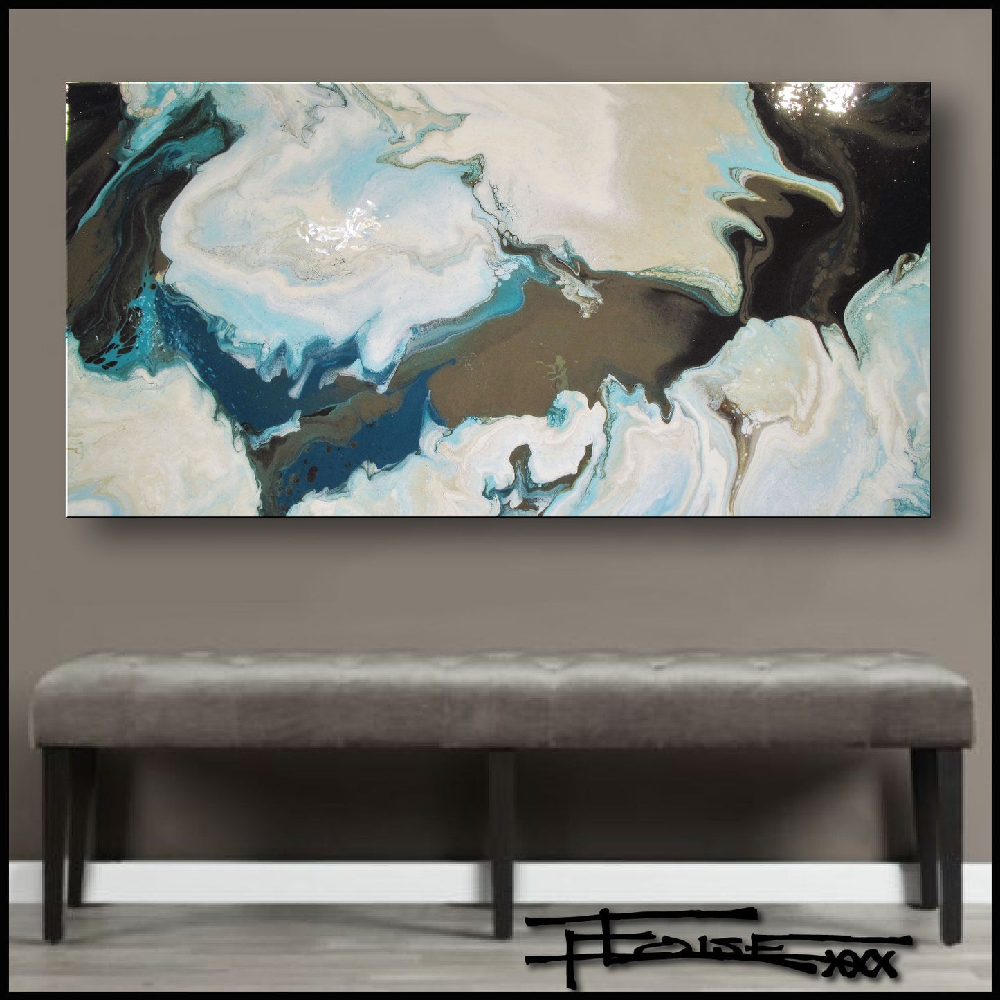 SPELLBOUND - Original Resin Painting