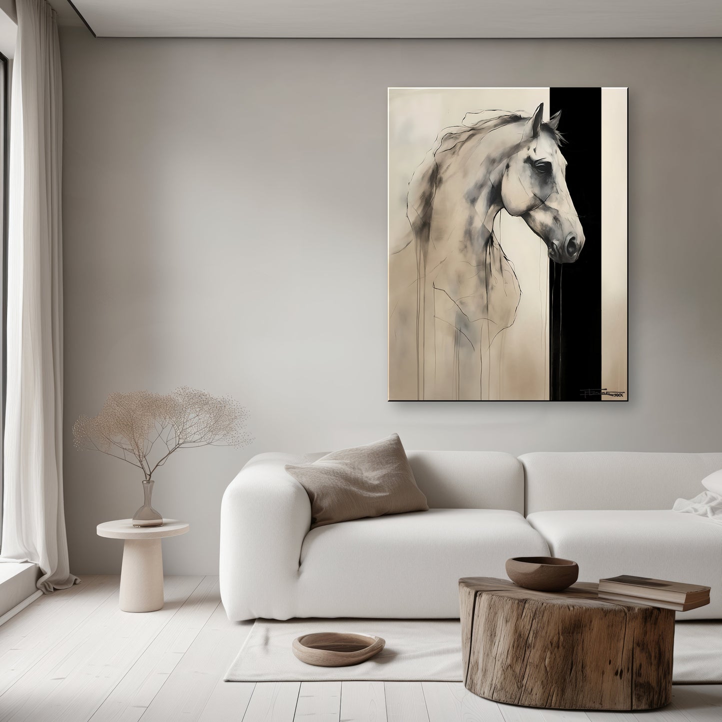 MODERN HORSE - Textured Limited Edition Canvas Wall Art for Living room home decor (Copy)