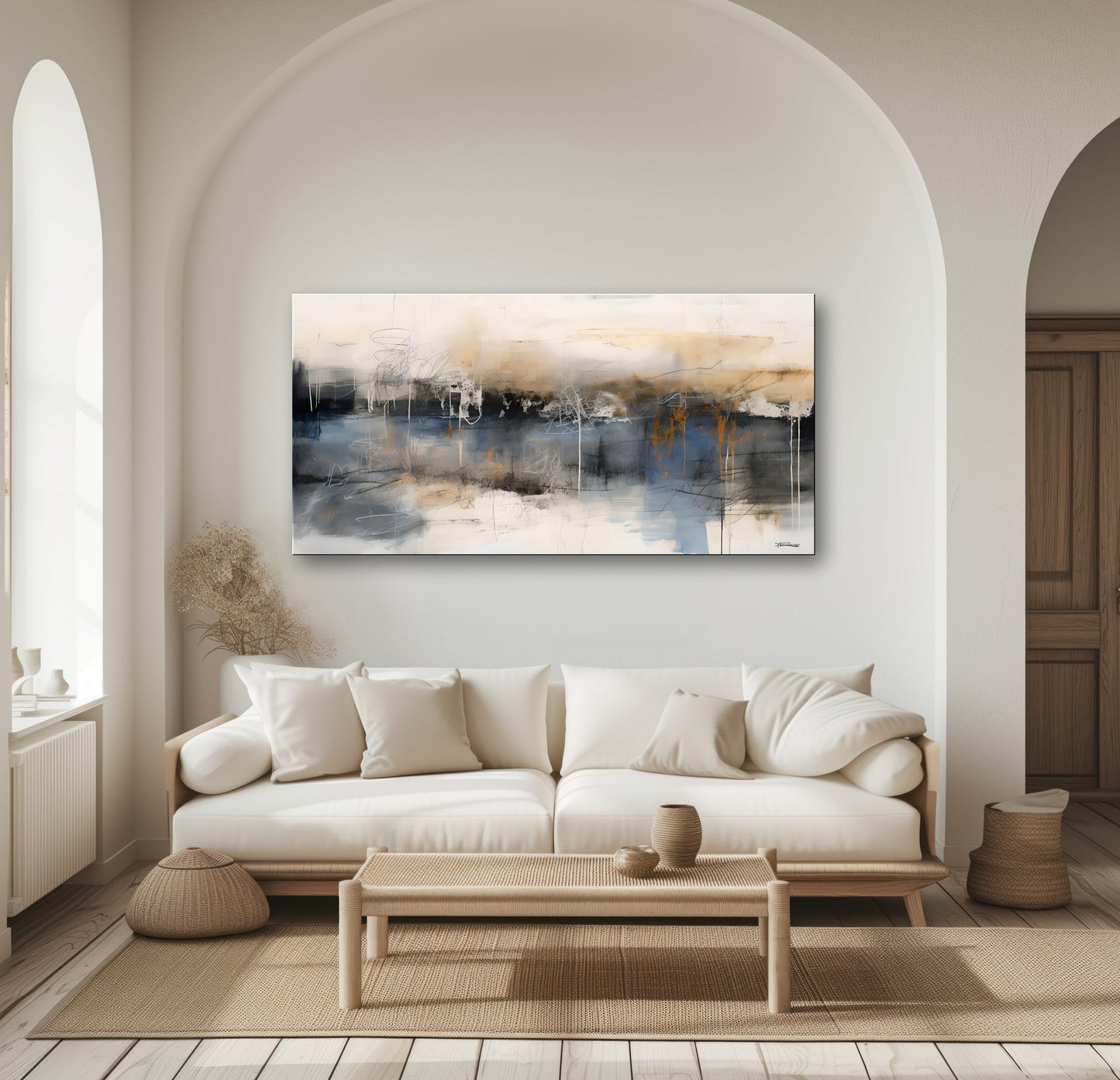 PEACEFUL PROTEST - Abstract Textured Limited Edition Canvas Wall Art