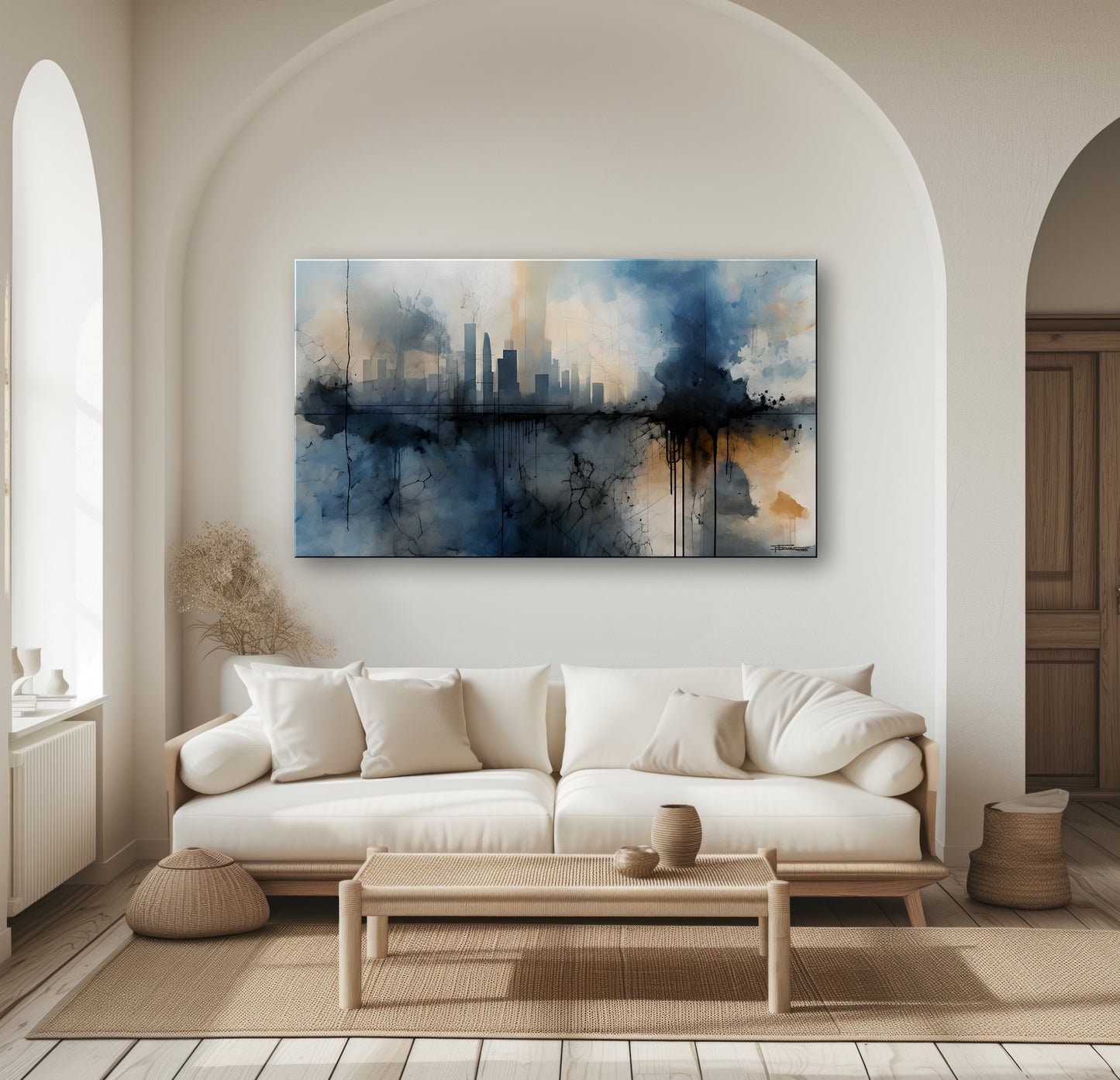 URBAN INTERPLAY - Abstract Cityscape Textured Limited Edition