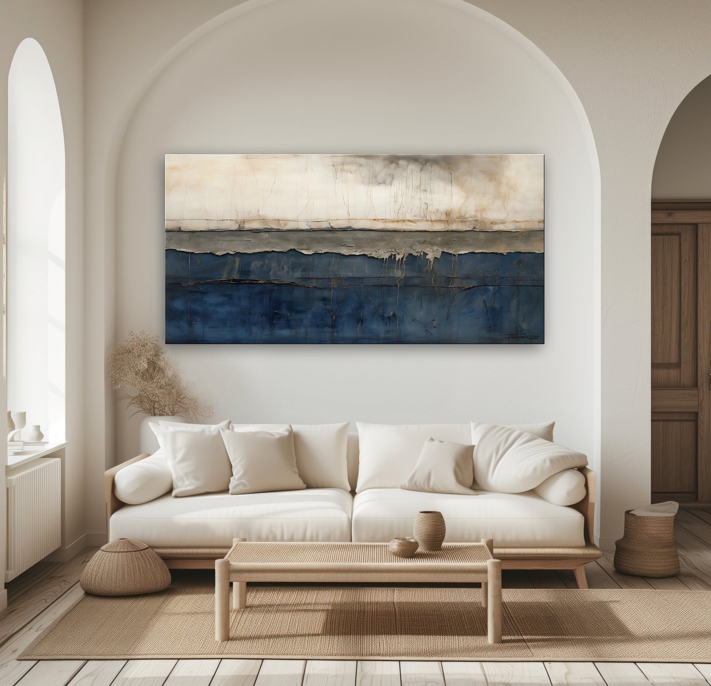 FAULT LINE - Abstract Textured Limited Edition Canvas Wall Art