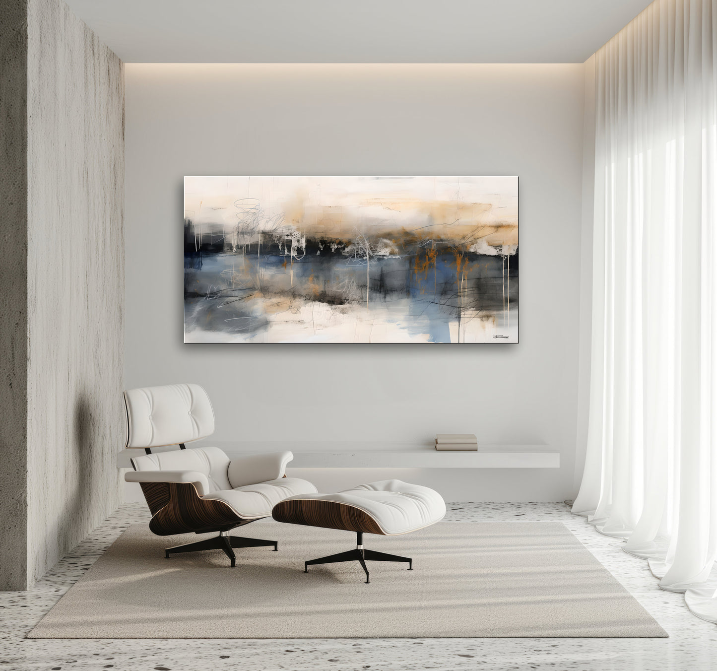 PEACEFUL PROTEST - Abstract Textured Limited Edition Canvas Wall Art