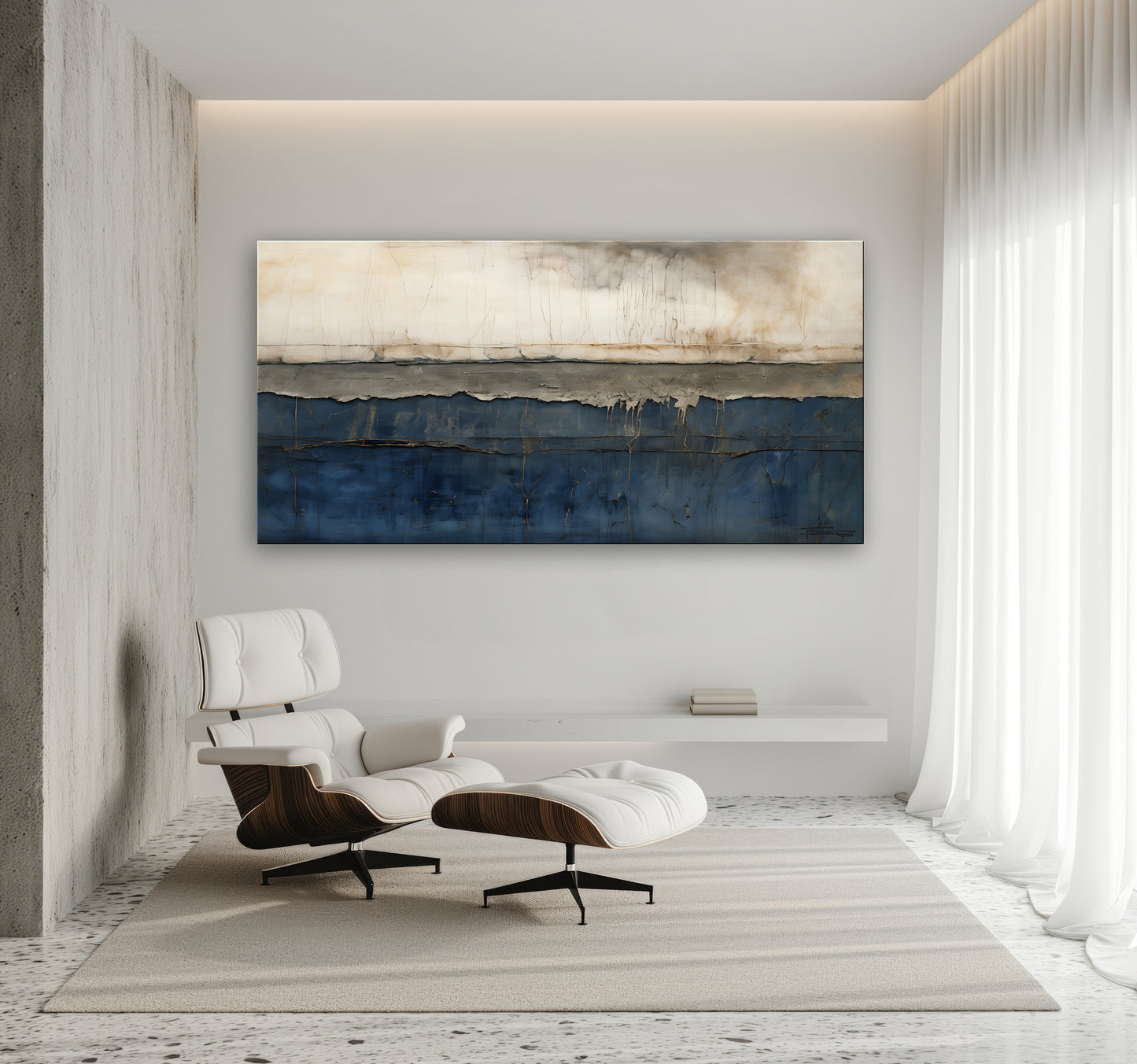 FAULT LINE - Abstract Textured Limited Edition Canvas Wall Art