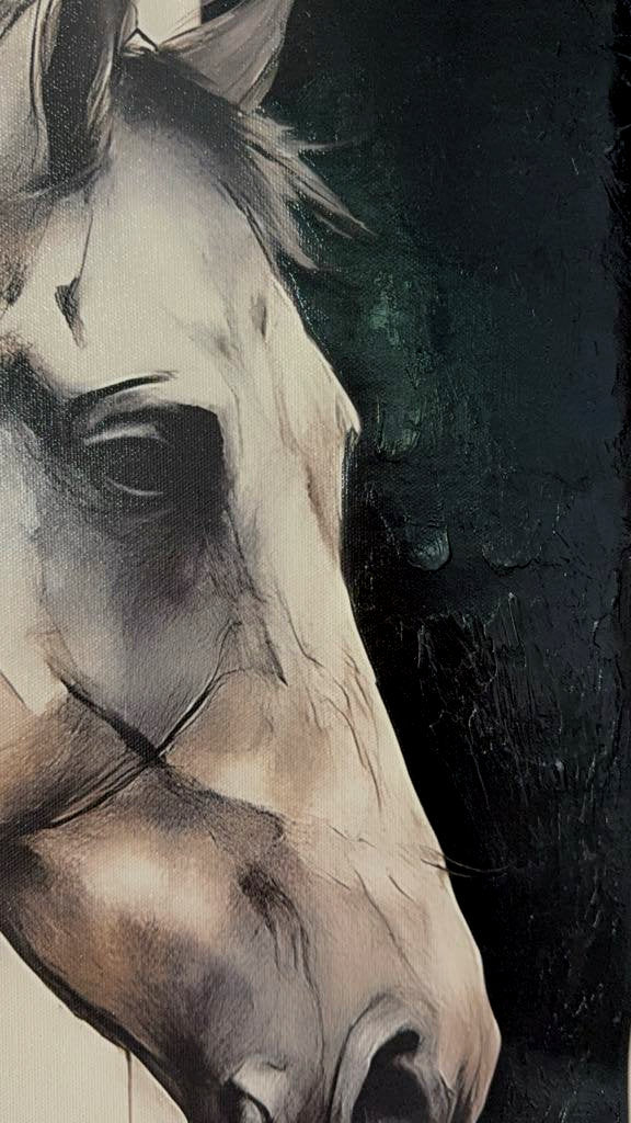 MODERN HORSE - Textured Limited Edition Canvas Wall Art for Living room home decor (Copy)