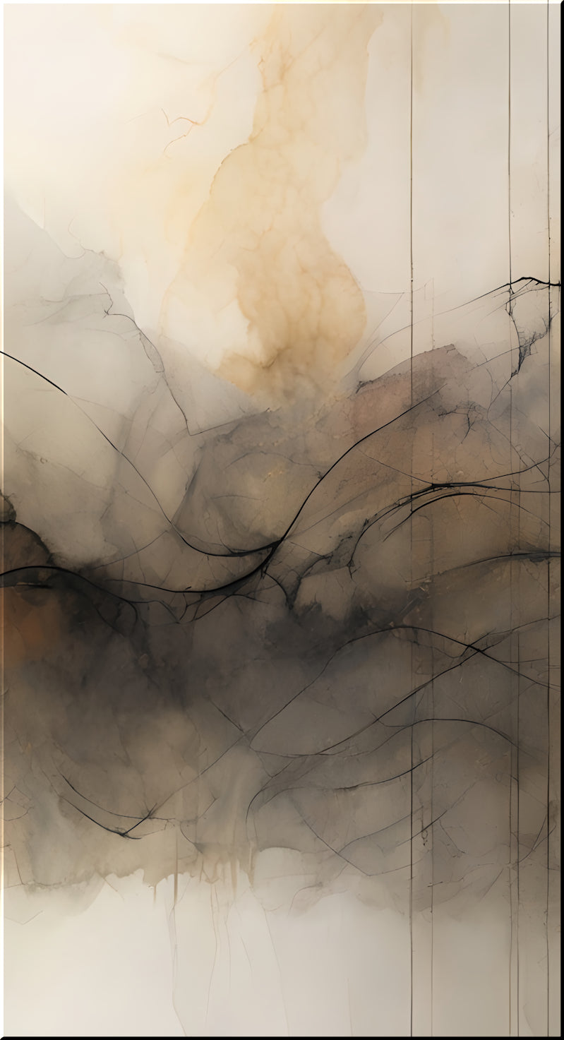 SQUARED OFF-Extra Large Textured Canvas Painting – Limited Edition Abstract