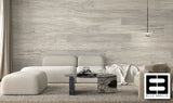 Light Neutral Woodgrained Textured Peel and Stick Wallpaper Tiles