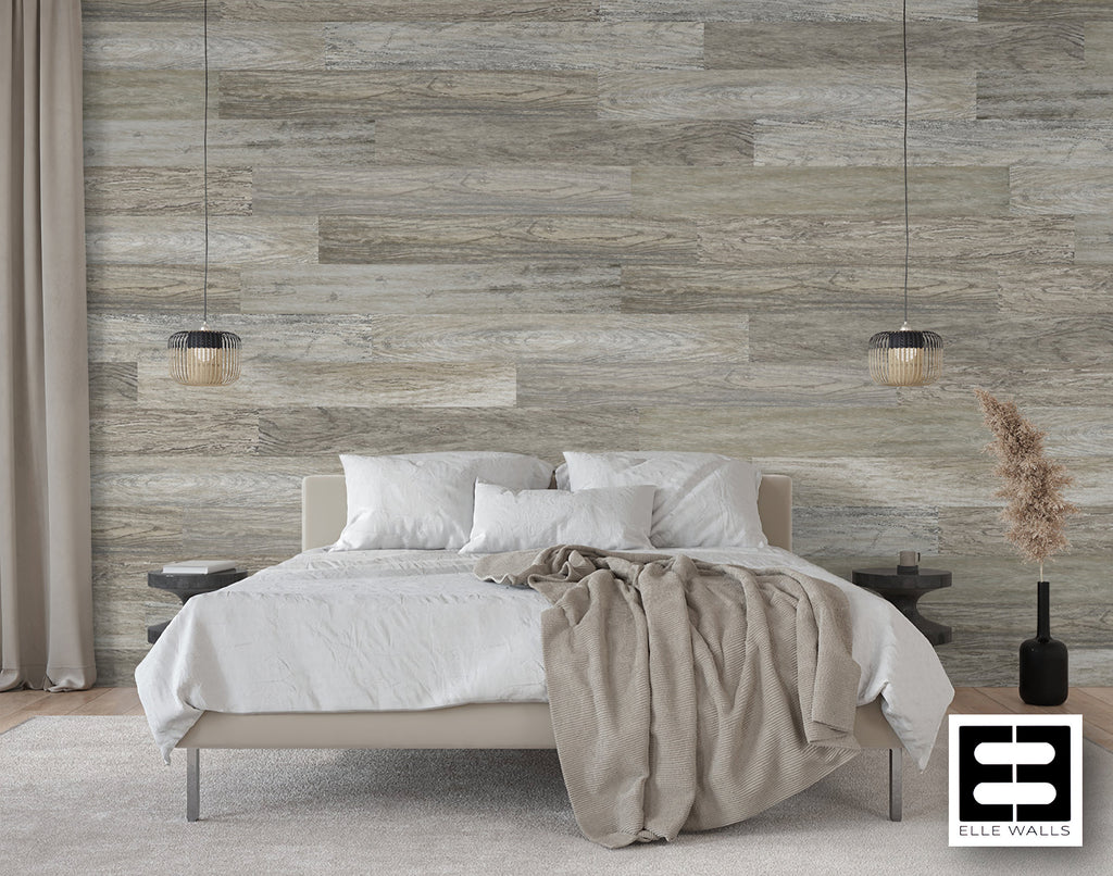 Neutral Woodgrain Texture Peel and Stick Wallpaper