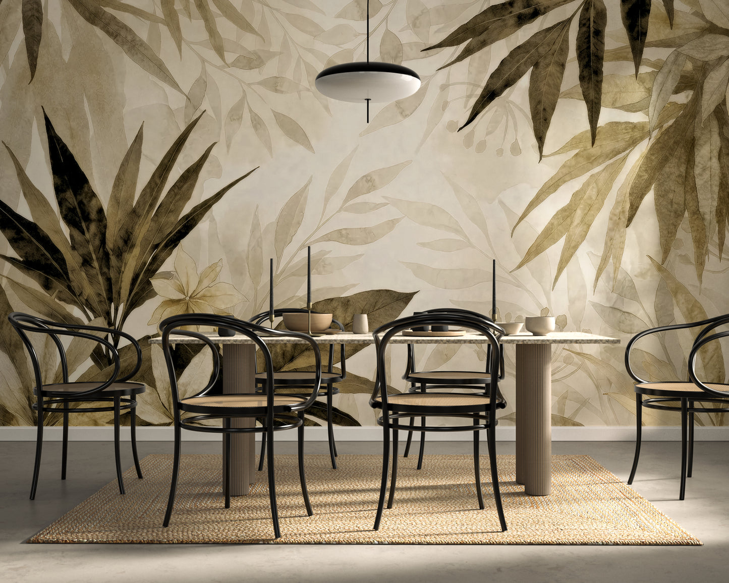 Tropical Reverie Luxury Wall Mural in Non Woven or Peel and Stick