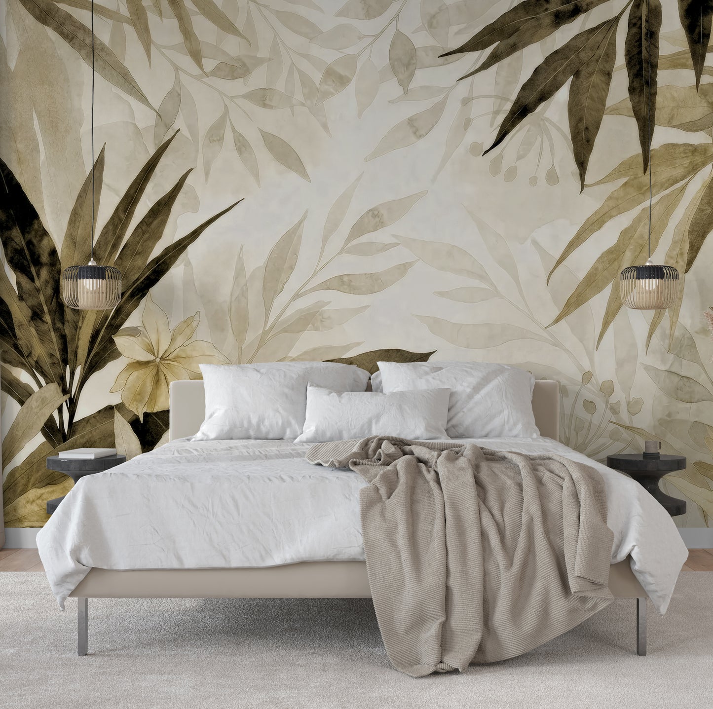 Tropical Reverie Luxury Wall Mural in Non Woven or Peel and Stick