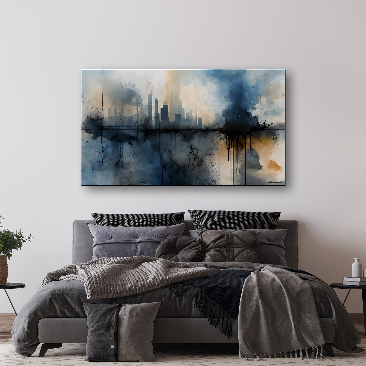 URBAN INTERPLAY - Abstract Cityscape Textured Limited Edition