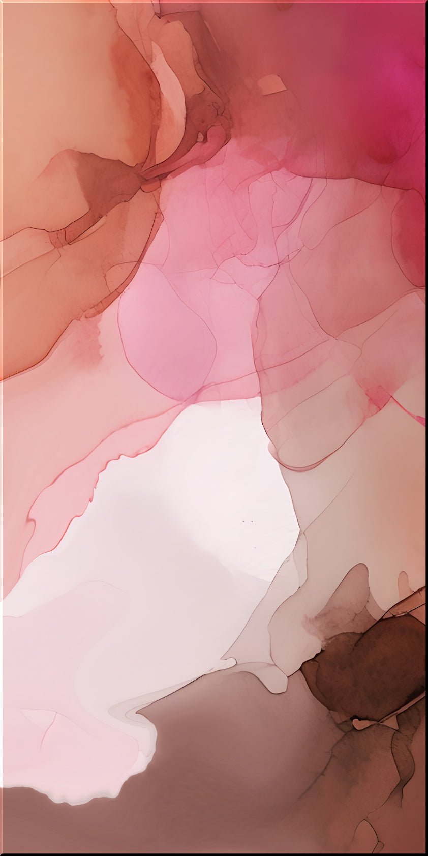 PINK TOPAZ-Extra Large Textured Canvas Painting – Limited Edition Abstract