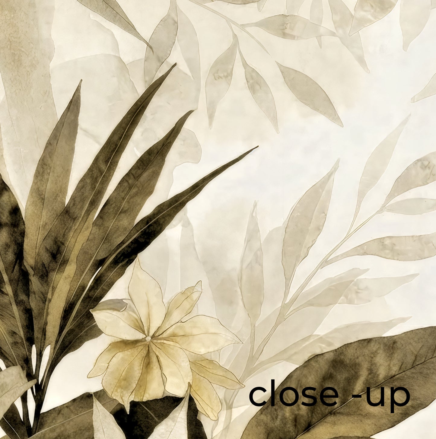 Tropical Reverie Luxury Wall Mural in Non Woven or Peel and Stick