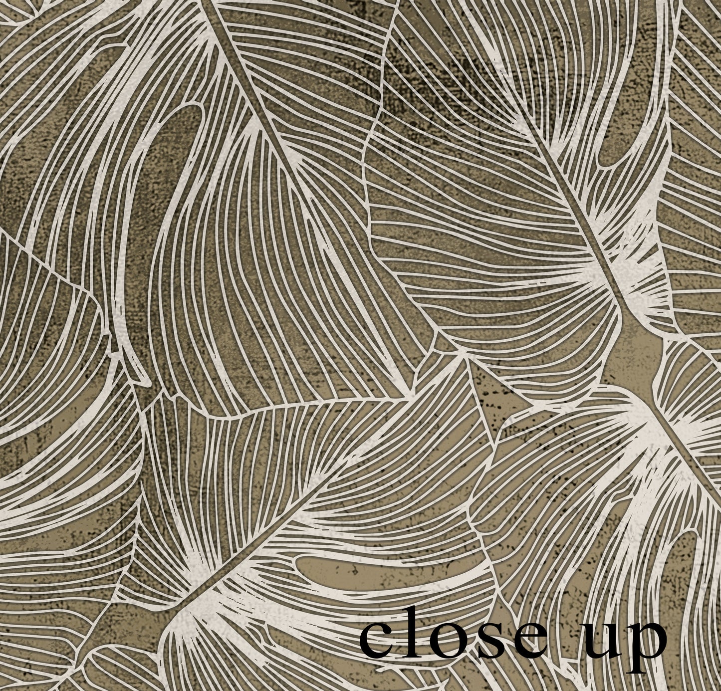Tropical Canopy Textured Wallpaper Mural