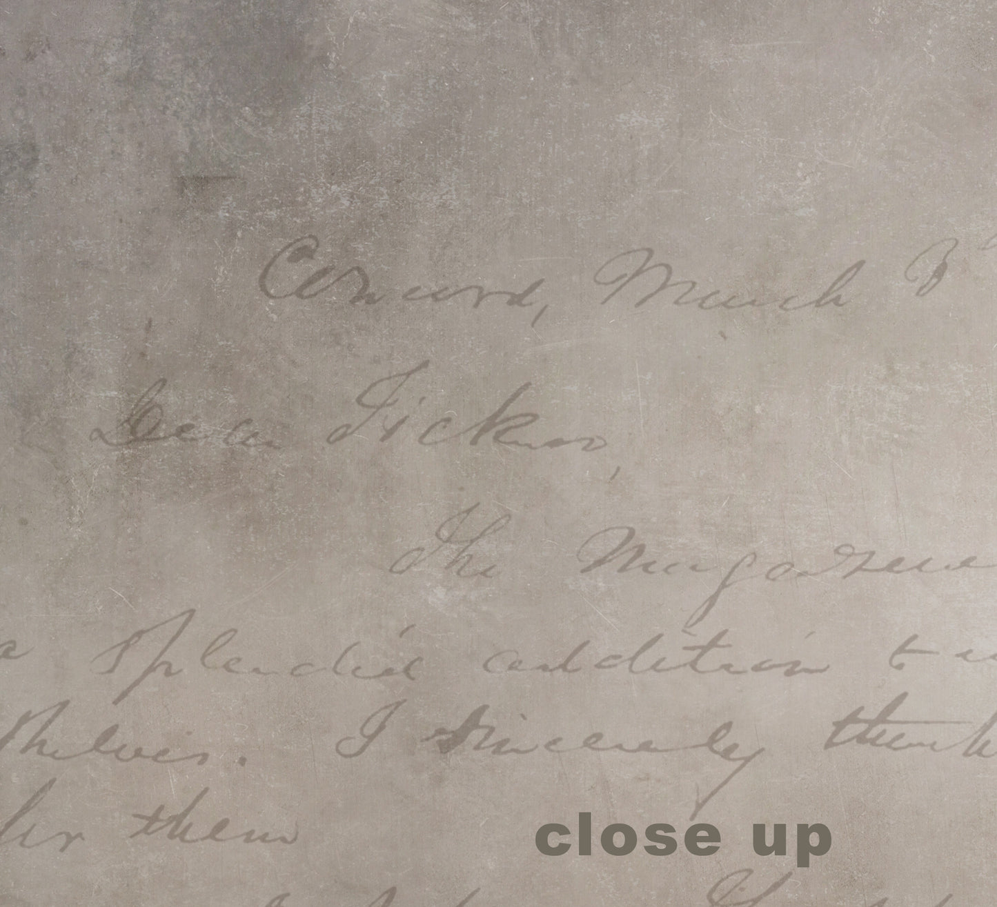Vintage Distressed Handwriting textured Wallpaper Mural
