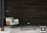 Light Gray Woodgrained Textured Peel and Stick Wallpaper Tiles