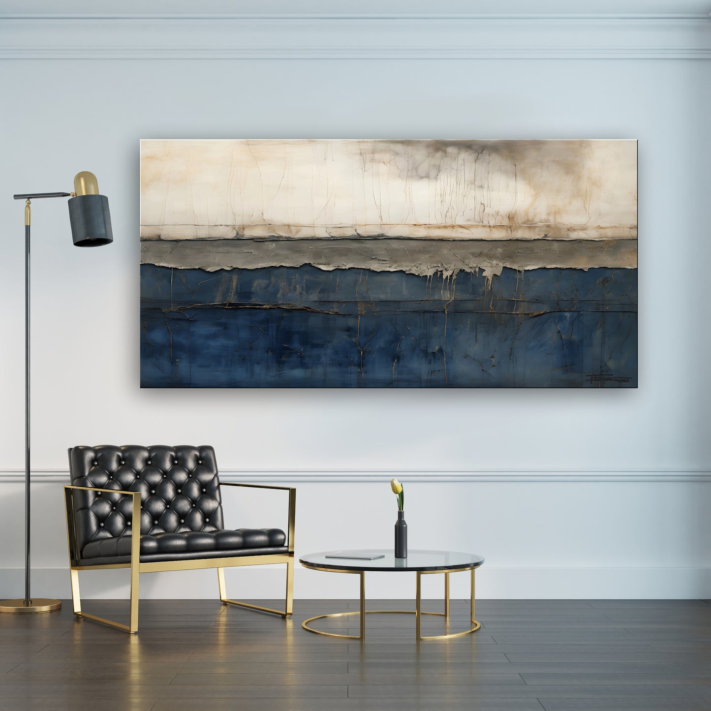 FAULT LINE - Abstract Textured Limited Edition Canvas Wall Art