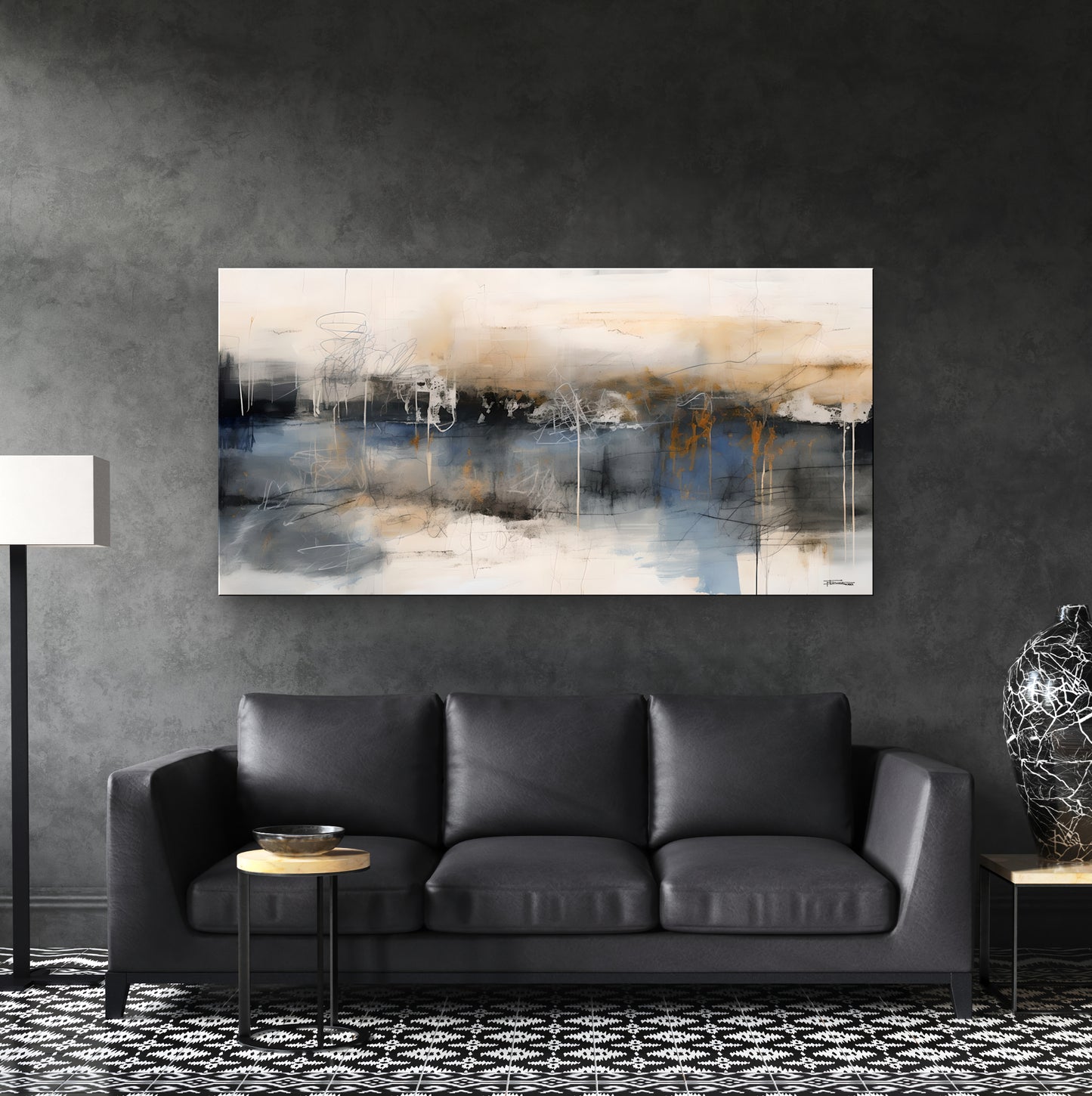 PEACEFUL PROTEST - Abstract Textured Limited Edition Canvas Wall Art