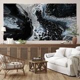 BLACK AND BLUE- Giant Wall Art Decal