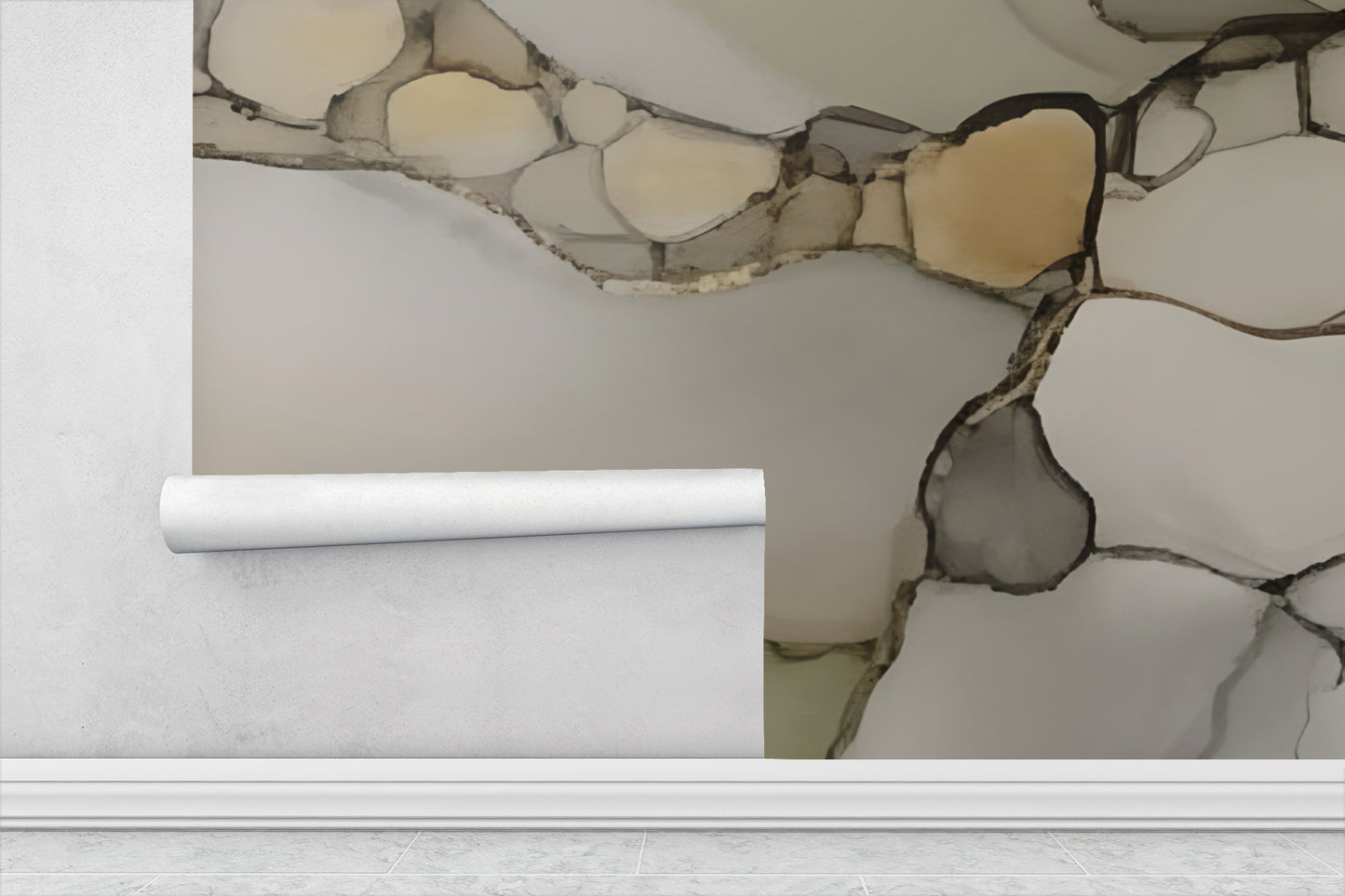 Green Earth Abstract Luxury Wallpaper Mural