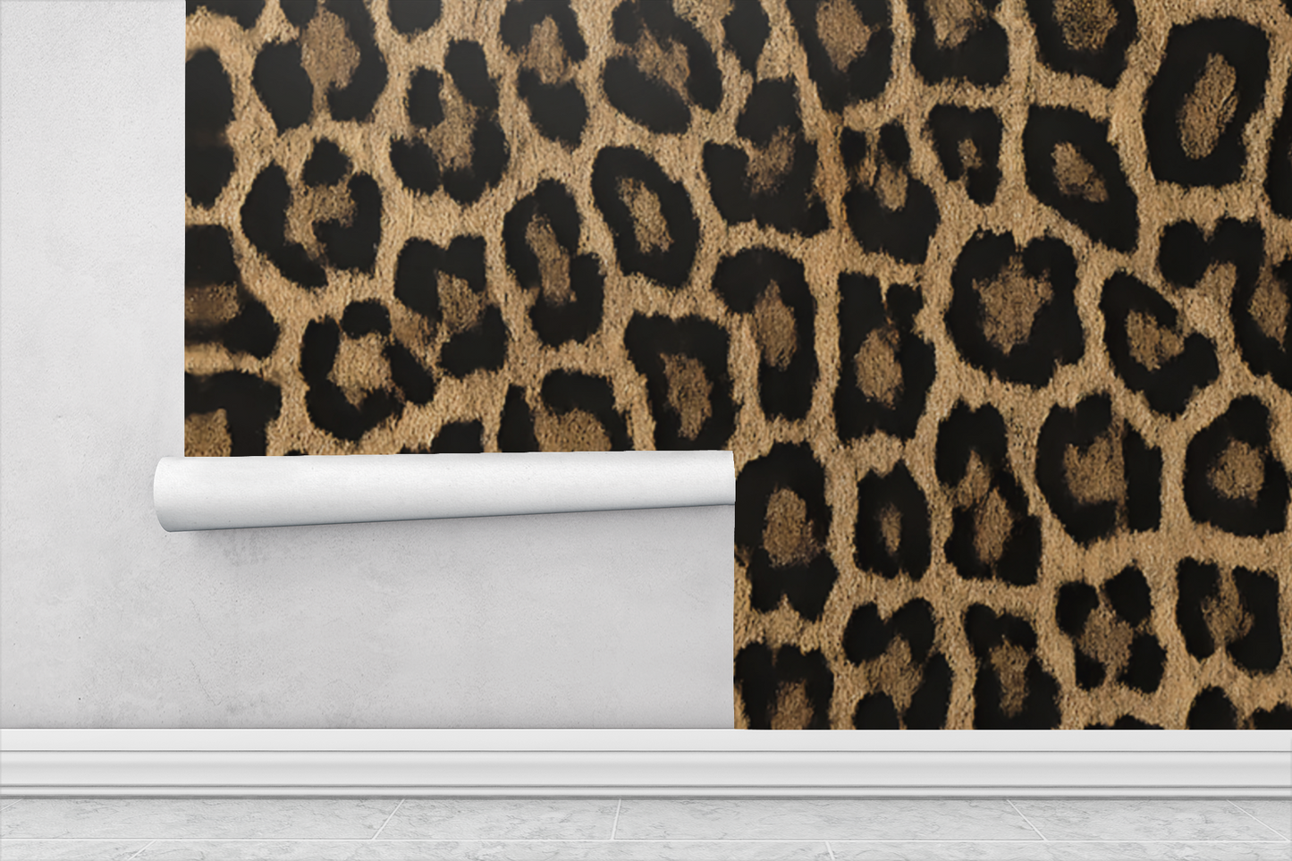 Luxury Leopard Abstract Wallpaper