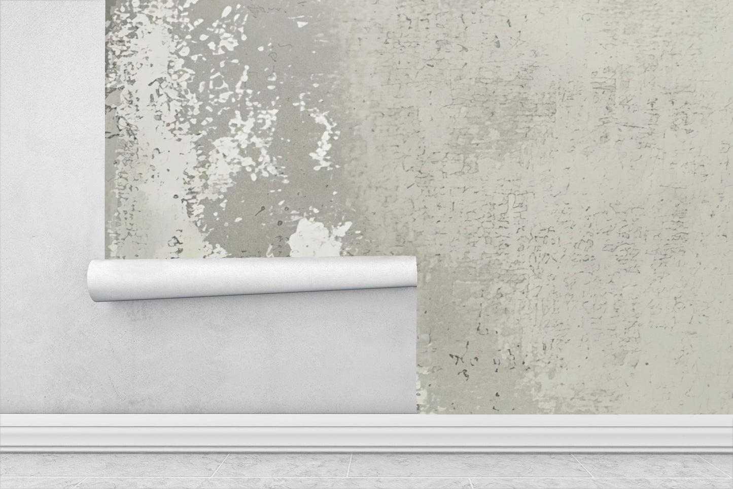 Distressed Rustic Concrete Wallpaper Mural