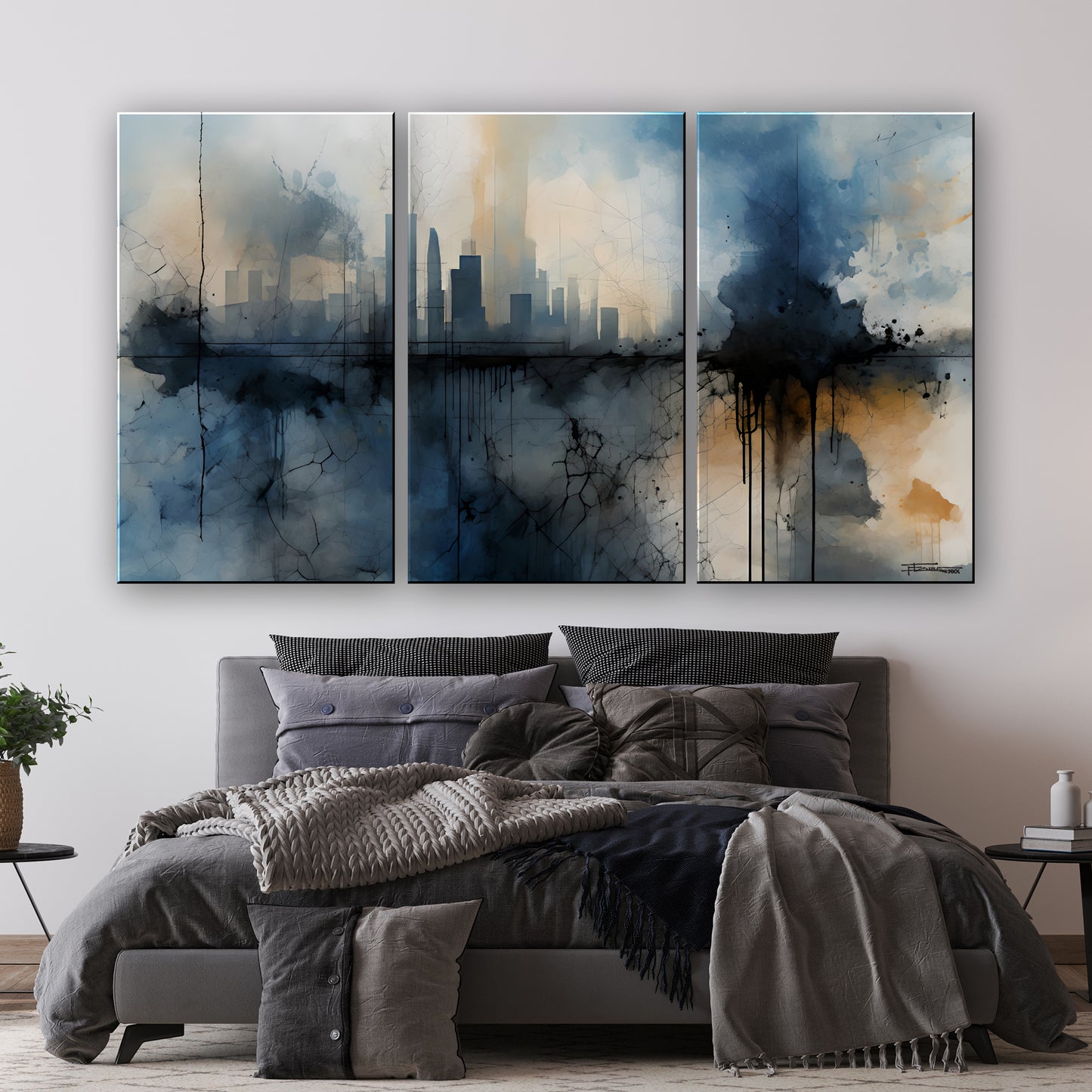 URBAN INTERPLAY - Abstract Cityscape Textured Limited Edition