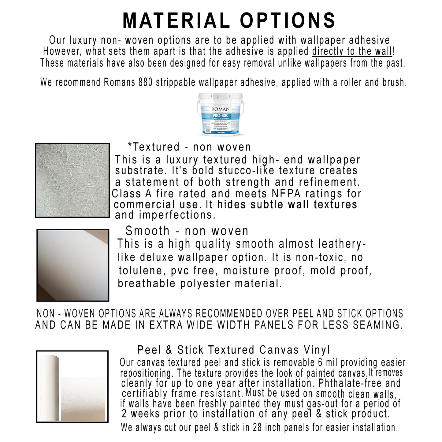 White Painted Brick Wall Wallpaper Mural in Peel & Stick Canvas Vinyl or Non-Woven