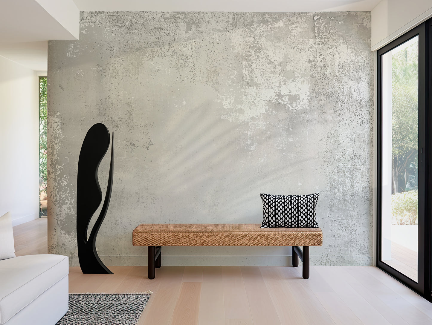 Distressed Rustic Concrete Wallpaper Mural