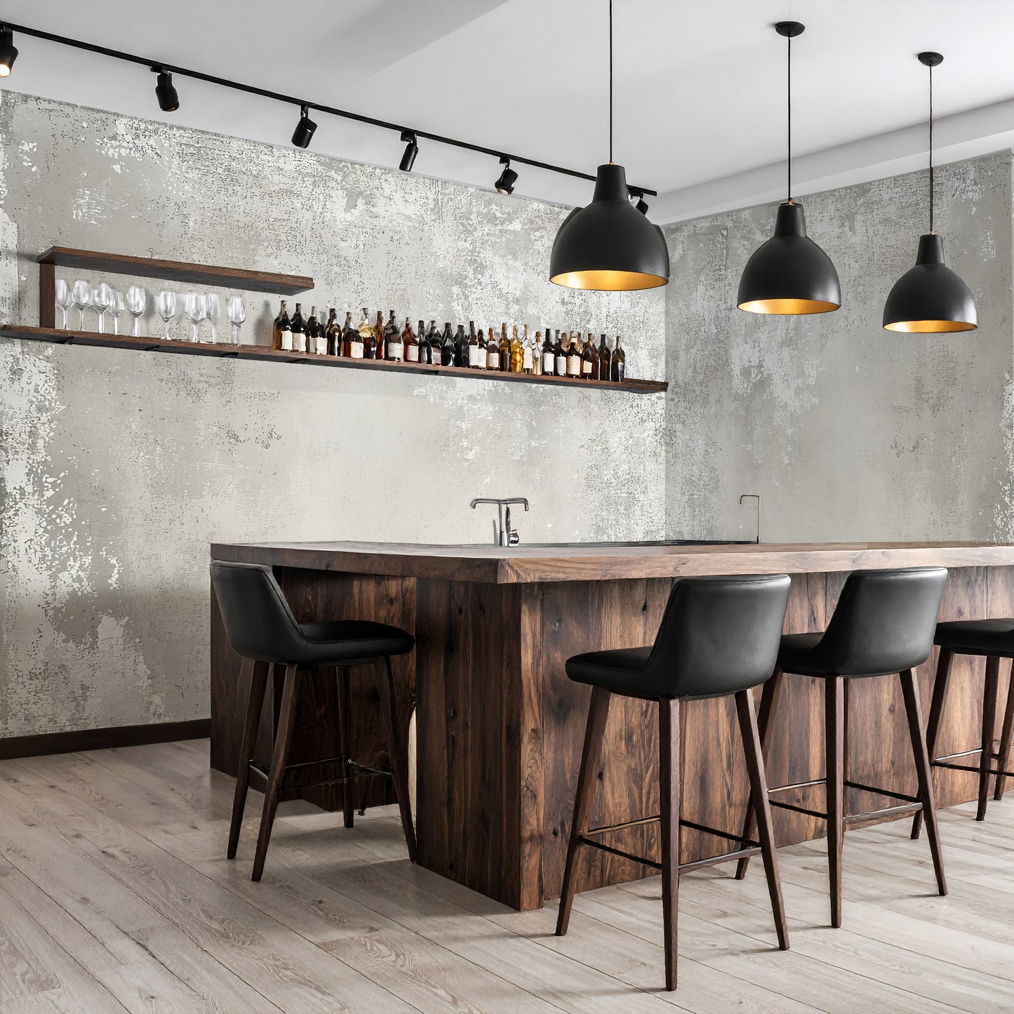 Distressed Rustic Concrete Wallpaper Mural